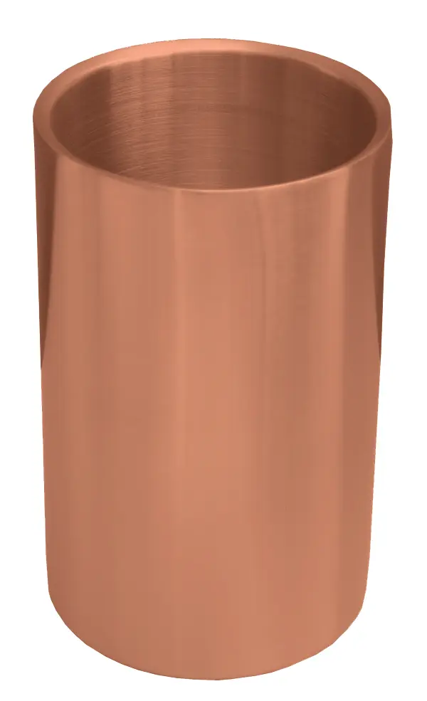 Flaschenkühler Edelstahl kupferfarben 34 cm  