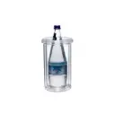 Flaschenkühler "Thermo" transparent doppelwandig