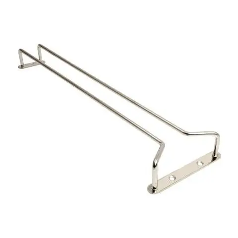 Gläserschiene 30 cm Chrom 2 Stück
