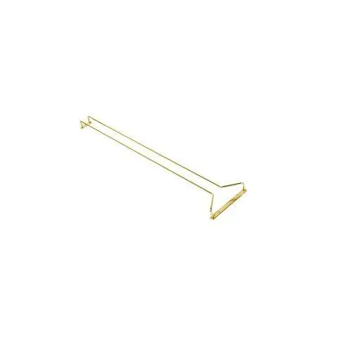 Gläserschiene 30 cm Messing 2 Stück 