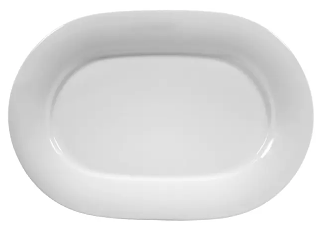 Platte oval Fahne 36 cm Form Savoy weiß Seltmann 
