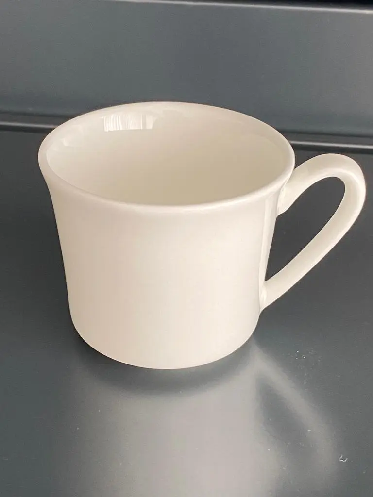 Mocca Obere 0,10 l  Bone China ( nur Tasse ) Form Jade weiß  Rosenthal - Restposten    