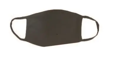 Mundschutz Maske Premium schwarz 100% Baumwolle waschbar - Restposten   