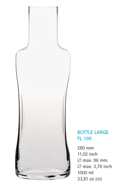 Glaskaraffe 1 l Serie Aqua Futura 