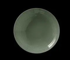 Teller tief coupe Concorde Vollglasur grün