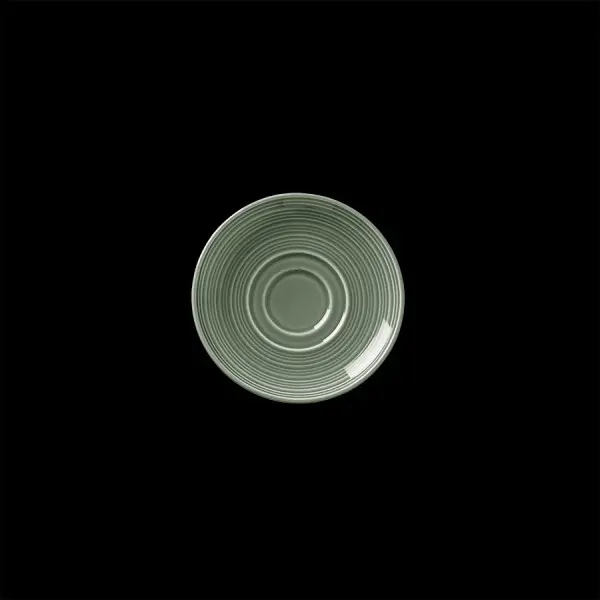 Espresso-Untere 11,75 cm Concorde Vollglasur grün
