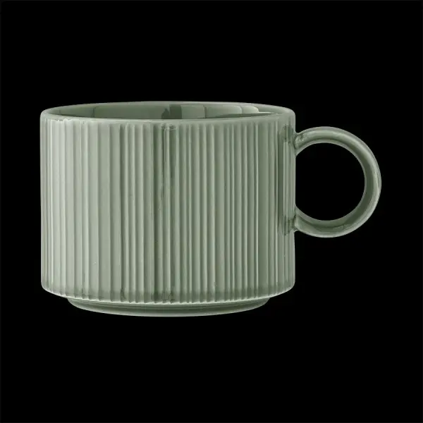 Cappuccino-Obere 34 cl Concorde Vollglasur grün