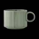 Cappuccino-Obere 34 cl Concorde Vollglasur grün