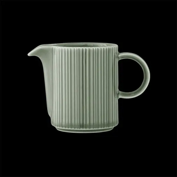 Gießer mit Henkel 14,25 cl Concorde Vollglasur grün