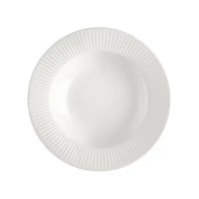 Teller tief 24 cm Mid Rimmed Willow weiß  