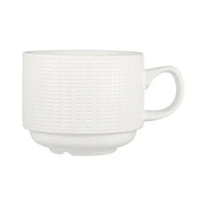 Kaffeetasse stapelbar 21,25 cl Willow weiß 