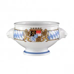 Löwenkopfterrine 0,5 l ohne Deckel Bayern-Serie  