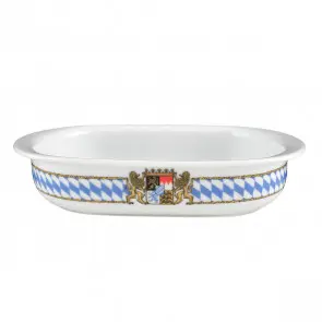 Auflaufform oval 22 x 14,5 cm Bayern-Serie  