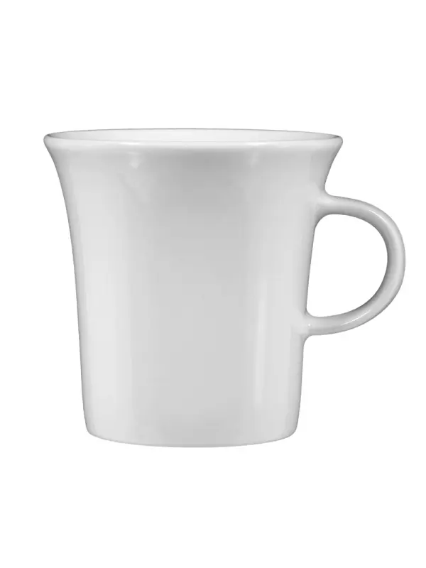 Milchkaffee-Obere 0,37 l Kelch Form Savoy weiß Seltmann   