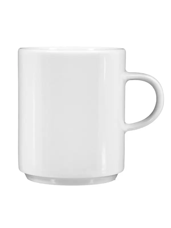 Becher / Haferl 0,25 l stapelbar Form Savoy weiß Seltmann  