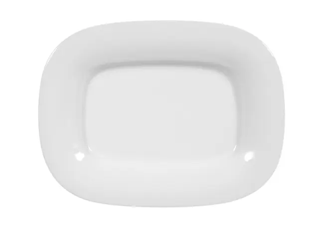 Platte eckig 16 x 12 cm Form Savoy weiß Seltmann     