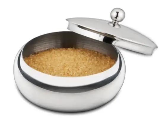 Zuckerdose Edelstahl