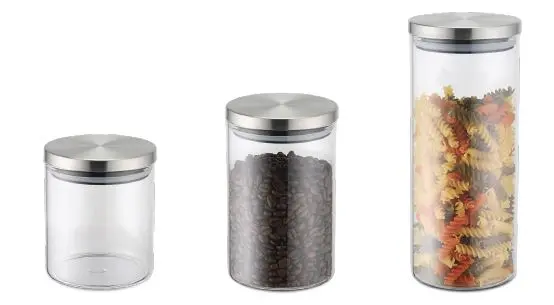 Vorratsdose aus Borosilikatglas 600 ml