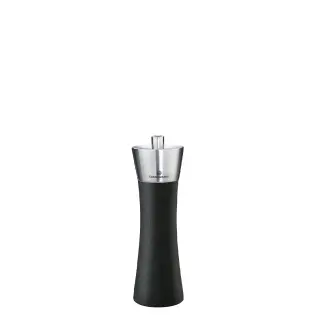 Salzmühle 14 cm Buche schwarz matt Modell Augsburg -Zassenhaus  