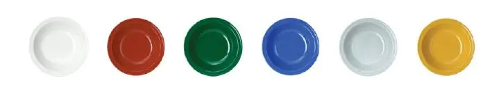 Teller tief 600 ml farbig Melamin 