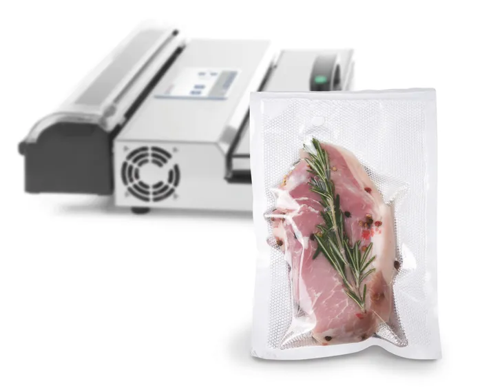 Vakuum-Kochbeutel geprägt 200 mm auf Rolle