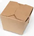 Foodbox hoch braun 750 ml - Restposten - 40 Stück
