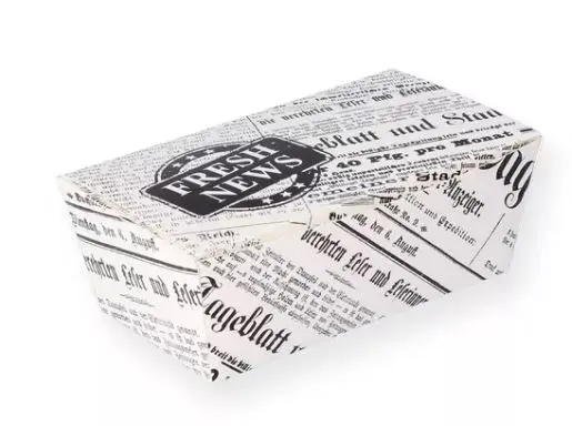 Fingerfood Box klein "Zeitung" 200 Stück - Restposten