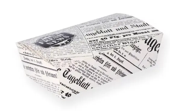 Fingerfood Box mittel "Zeitung" 200 Stück