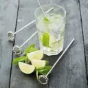 Cocktailrührstab-Set "Disc" 6-tlg. Edelstahl 