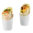 Wrapbecher weiß beschichtet 60x65/110 mm 50 Stück - Restposten