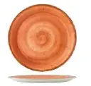 Coupe Teller 20,25 cm flach Serie Craft terracotta 
