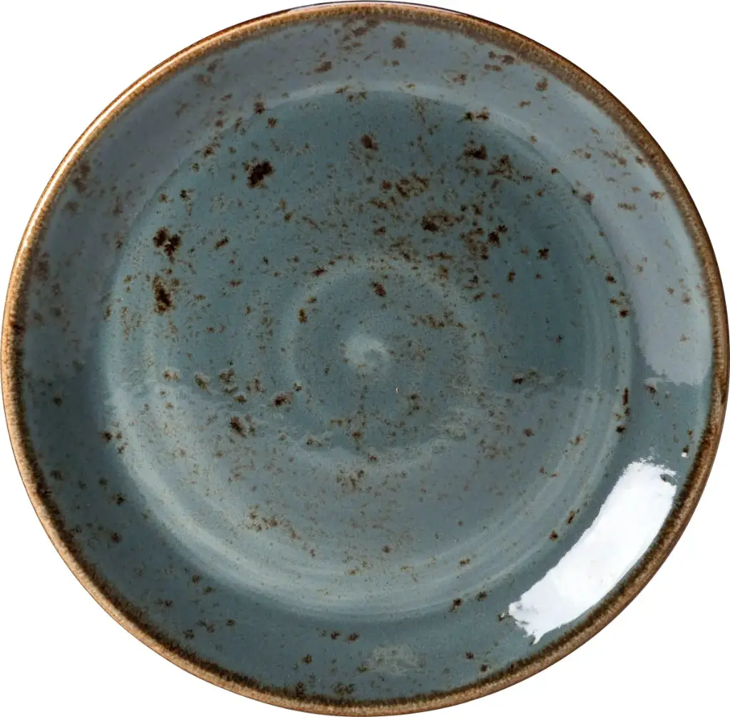 Coupe Teller 25,5 cm flach Serie Craft blau  