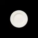 Teller flach 16,5 cm Fahne Concorde farbiges Band schwarz