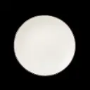 Teller flach 15,25 cm coupe Concorde farbiges Band maroon