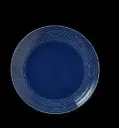 Teller flach coupe 15,25 cm Concorde Vollglasur blau