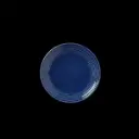 Teller flach coupe 15,25 cm Concorde Vollglasur blau