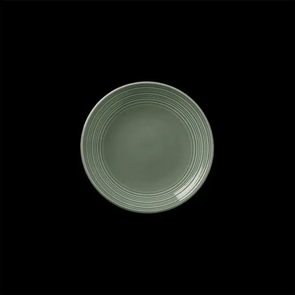 Teller flach coupe 15,25 cm Concorde Vollglasur grün