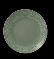 Teller flach coupe 15,25 cm Concorde Vollglasur grün