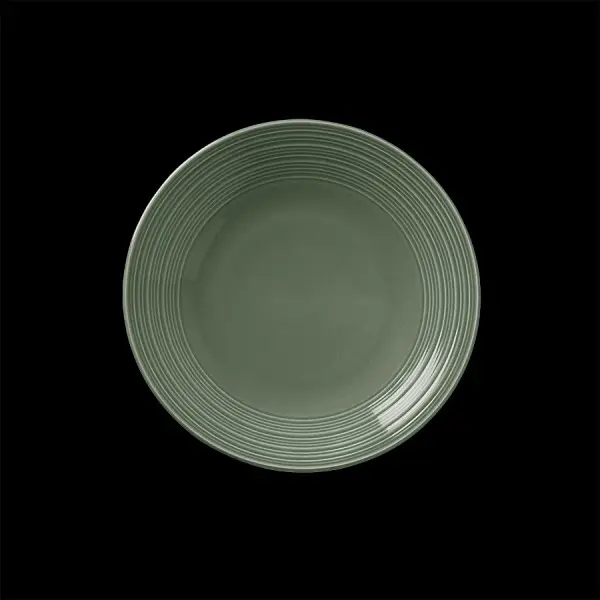 Teller flach coupe 20,25 cm Concorde Vollglasur grün 