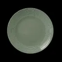 Teller flach coupe 25,5 cm Concorde Vollglasur grün  