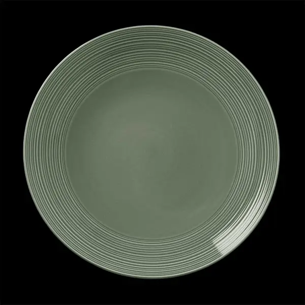 Teller flach coupe 28 cm Concorde Vollglasur grün  