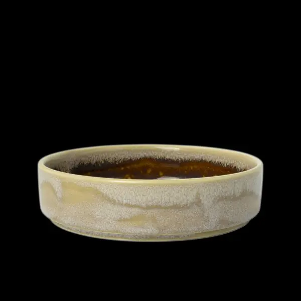 Stacking Deep Plate 65,9 cl Aurora Vesuvius Amber