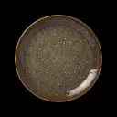 Coupe Plate 30 cm Vesuvius Amber