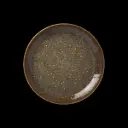 Coupe Plate 23 cm Vesuvius Amber
