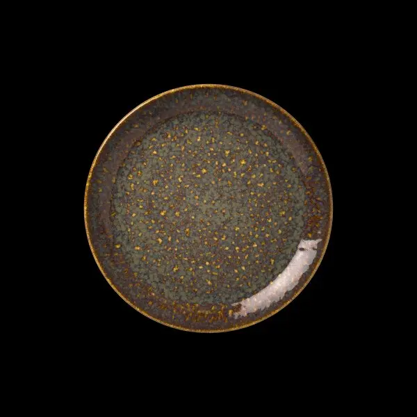Coupe Plate 20,25 cm Vesuvius Amber