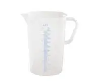 Messkanne / Messbecher 2000 ml transparent aus PP    