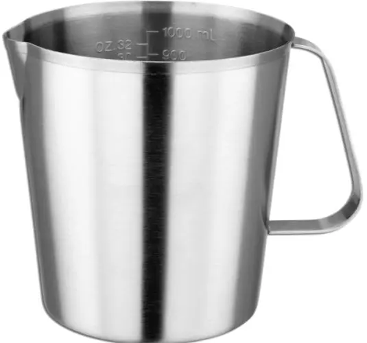 Messbecher Edelstahl satiniert 1,5 Liter