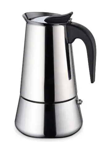 Espressokocher aus Edelstahl für 6 Tassen