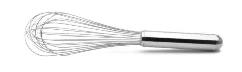 Schneebesen Profi aus Edelstahl 40 cm 12 Doppeldrähte a 1,4 mm