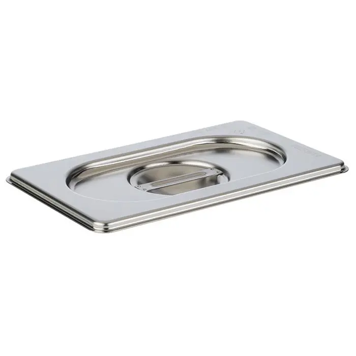 GN Deckel 2/4 ohne Löffelaussparung Edelstahl  